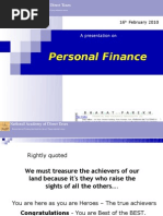 Guidance on Personal Finance