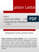 Application Letter Anis
