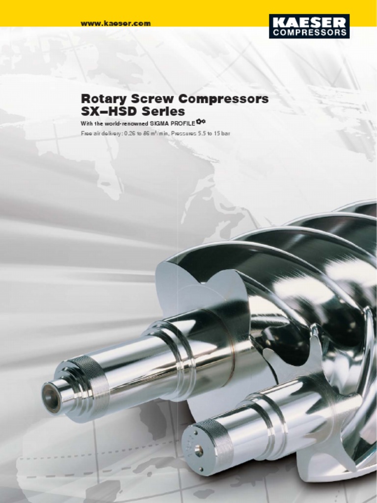 KAESER Rotary Screw Compressors | PDF | Gas Compressor | Clothes Dryer