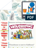 Housekeeping For Grades 7 and 8