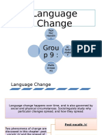 SocioLing, Language Change