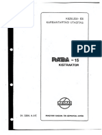 RÁBA-15 Kezelési És Karbantartási Utasítás PDF