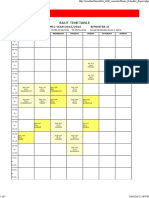 SAUT Timetable for DLAW 1 April Class