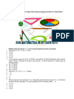 Soal UN Matematika SD Tahun 2013.docx