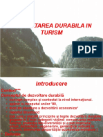 Dezvoltarea Durabila in Turism