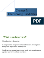 Chapter 7 Interviewing Candidates