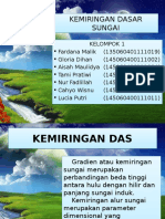 Kemiringan Dasar Sungai