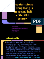 Popular Culture of Hong Kong in The Second Half of The 20th Century