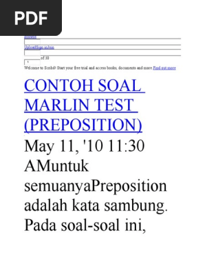 Marlin Test Docx