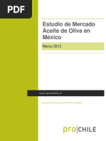 Prochile Aceite de Oliva México