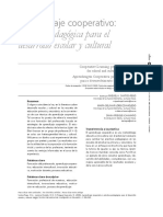 Aprendizaje Cooperativo. Práctica Pedagógica Para El Desarrollo Escolar y 1 Cultural