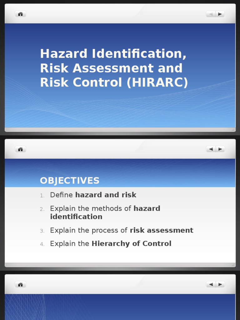 HIRARC: Hazard and Risk Management Guide | PDF | Hazards | Risk