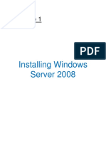 1-Installing Windows Server 2008