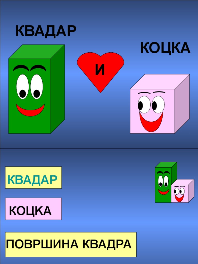 Kvadar i Kocka