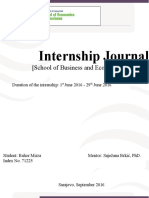 Internship Journal