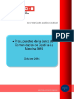 Pub136563 Presupuestos de La Junta de Comunidades de Castilla-La Mancha 2015