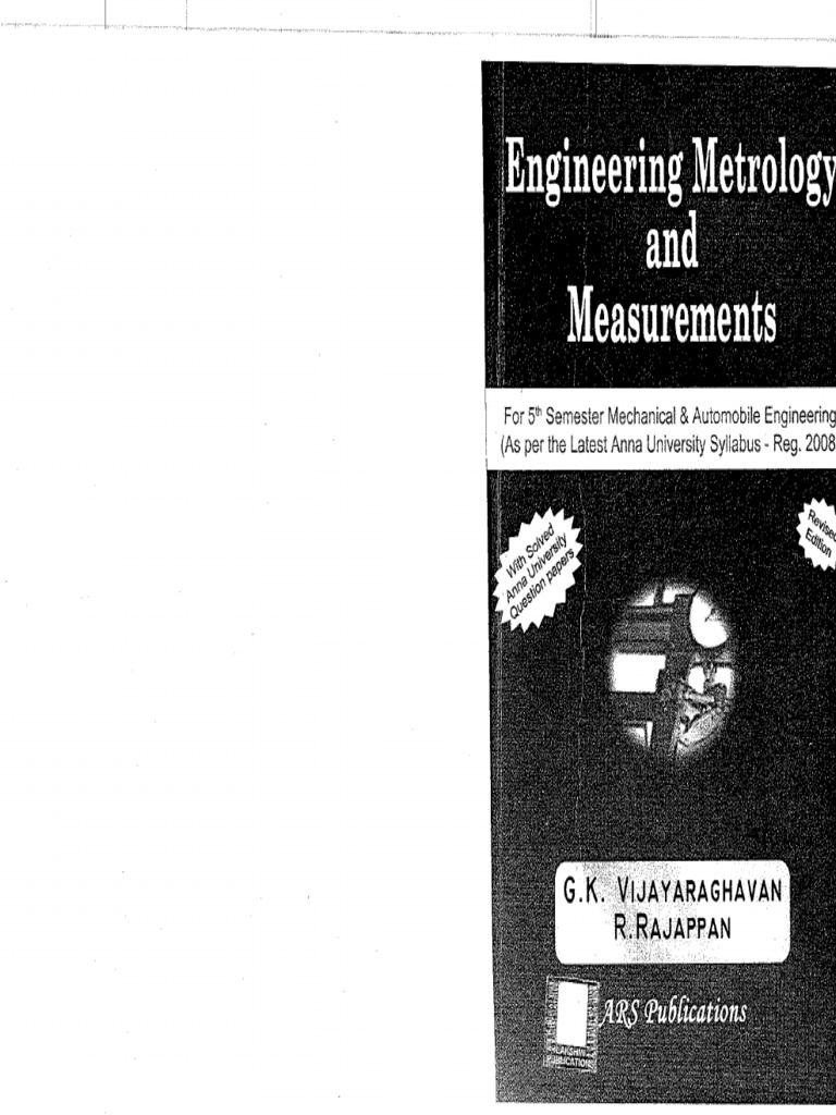 Engineering Metrology and Measurements | PDF