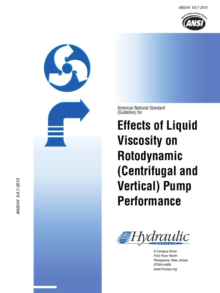 Effects of Liquid Viscosity | PDF | Viscosity | Pump