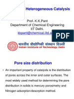 L16 CRE II Heterogeneous Catalysis: Prof. K.K.Pant Department of Chemical Engineering IIT Delhi