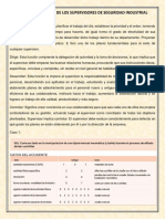 Responsabilidades de Los Supervisores de Seguridad Industrial