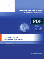 User guide for Lto-4 Lto-5 Tandberg Tape Drives