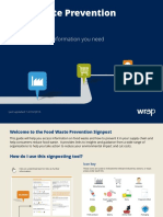 WRAP Food Waste Prevention Signpost Tool 0
