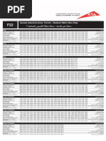 F22 - Qusais Industrial Area, Termin To Stadium Metro Bus Stop Dubai Bus Service Timetable