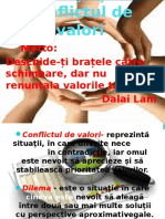 Viaţa Și Con Ictul de Valori.