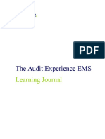 The Audit Experience Learning Journal EMS V16