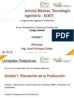 Presentacion Unidad 1 de Planeación de Producción 2016-1