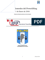 Reglas Powerlifting IPF 2016