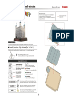 Tower of London, England: Assembly Instructions: Assembly Instructions: Eight A4 Sheets (No. 1 To No. 8)