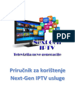 Uputstva Za Koristenje Next-Gen IPTV