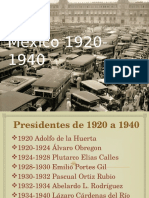 México 1920-1940