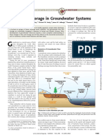 Flow and StorageFlowAndStorageInGroundwaterSystems in Groundwater Systems