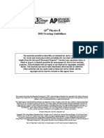 AP Physics B 2003 Scoring Guidelines