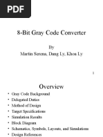 8-Bit Gray Code Converter: by Martin Serena, Dang Ly, Khoa Ly