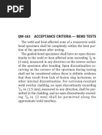 Bend Test Acceptance CriteriA