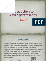 NMR Spectroscopy - Part 1 - Summer 2014