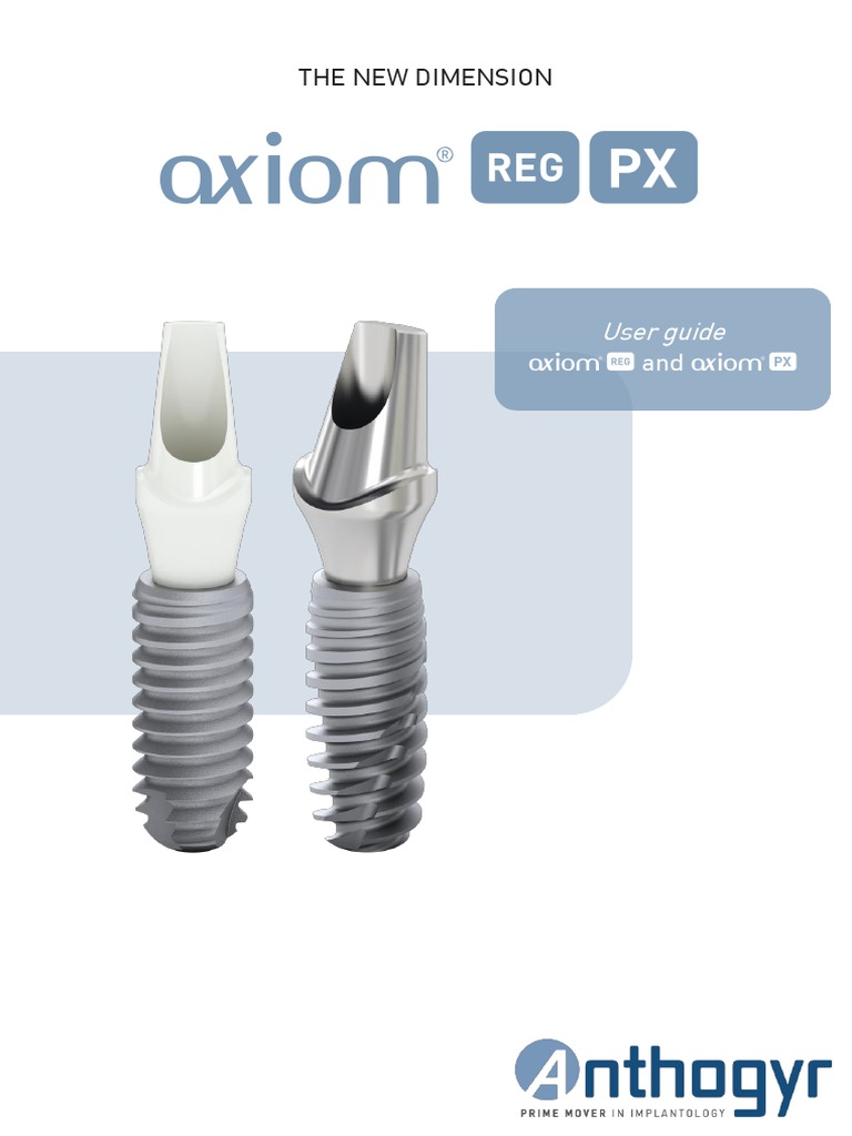 AnthogyrAxiom Implant Catalog Dental Implant Prosthesis