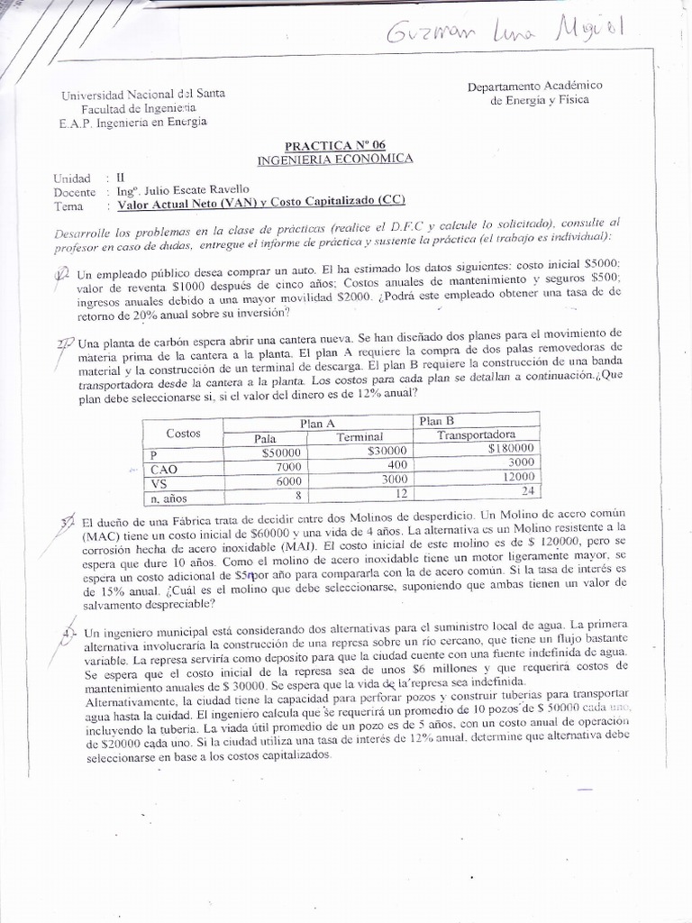 Ejercicios resueltos Libro de ingenieria economica LEand