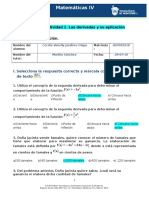 MIV – U1 – Actividad 1. Las Derivadas y Su Aplicación