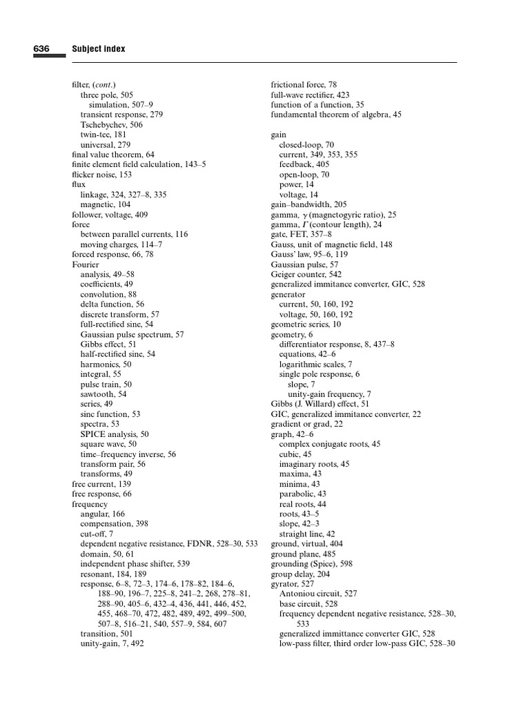 636 Subject Index | PDF | Science & Mathematics