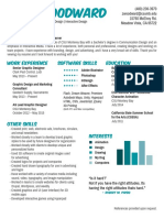 Woodward Resume Graphicdesign Web