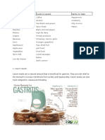 Gastitis Foods To Eat
