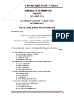 Intermediate Examination: Suggested Answer - Syl12 - Dec2015 - Paper 6