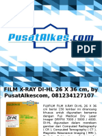 FILM X-RAY DI-HL 26 X 36 CM, by PusatAlkescom, 081234127107