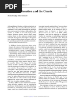 Parental Alienation and the Courts (2002) Medico Legal Journal