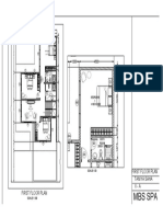 First floor plan dimensions and room details