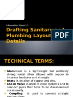 Drafting Sanitary and Plumbing Layout and Details